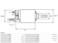 AS-PL Startmotor / Starter (S3041)